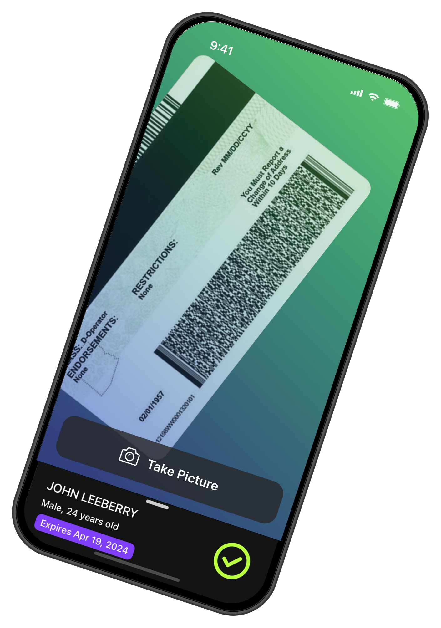 IDVerify app screenshot